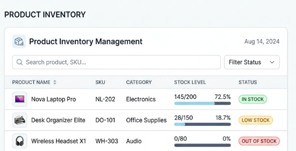 Reno One Inventory and Stock Management System